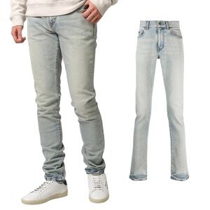 SAINT LAURENT MENS SKINNY 5 POCKET JEANS SIZE US33